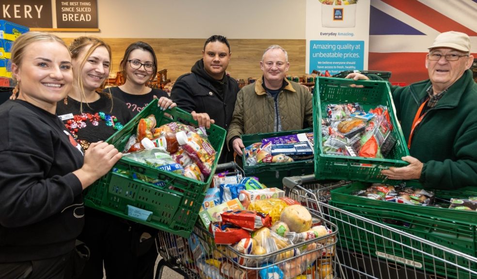 Aldi donates 7,000 meals to charities in Devon on Christmas Eve The